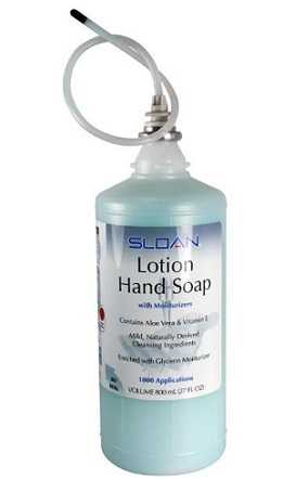 Sloan ESD-217 Lotion Hand Soap Refill 800 ml Bottle, Quantities of 4 Required, 0346017 Questions & Answers