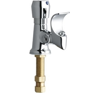 Chicago Faucets 748-665ABCP Single Hole Bubbler, Drinking Fountain, Vandal Proof 1-3/4" MVP Metering Push Handle, 0.74 GPM Flow Control Questions & Answers