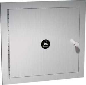 ASI 8154 pass through specimen cabinet, recessed, stainless steel with satin finish Questions & Answers