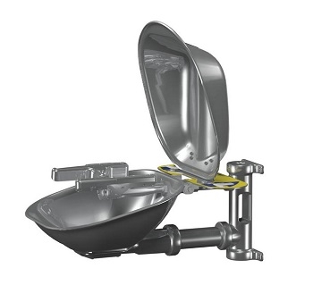 Bradley S19224SC Halo Wall Mount Stainless Steel Eye/Face Wash and Bowl with Hinged Dust Cover Questions & Answers