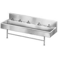 Ref: Bradley S96-051 (6951A-5) Multi-Station Wall Sink.