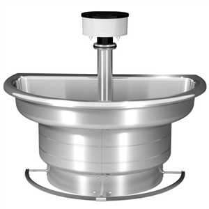 Bradley WF2704 Classic Washfountain, 54" Semi-Circular, Stainless Steel Questions & Answers