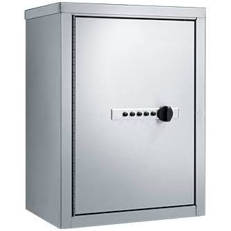 ASI 0547 Narcotics Cabinet, Combination Lock with Dual Doors, Free Standing, Stainless Steel Questions & Answers